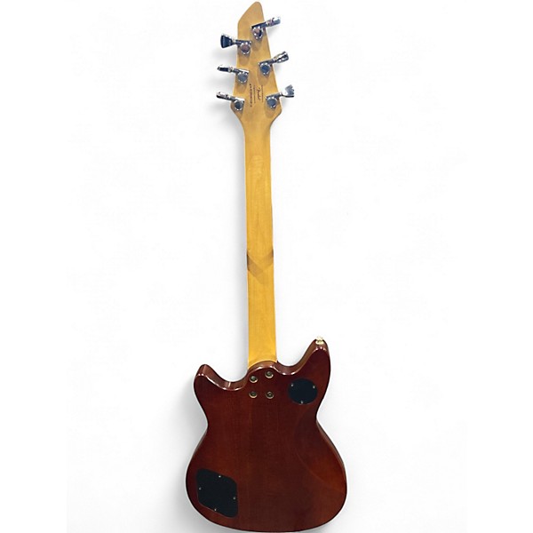 Used Squier M-80 Brown Solid Body Electric Guitar