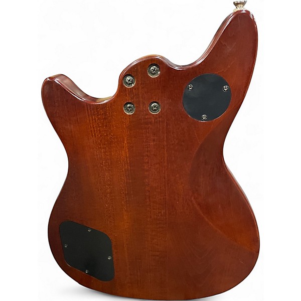 Used Squier M-80 Brown Solid Body Electric Guitar