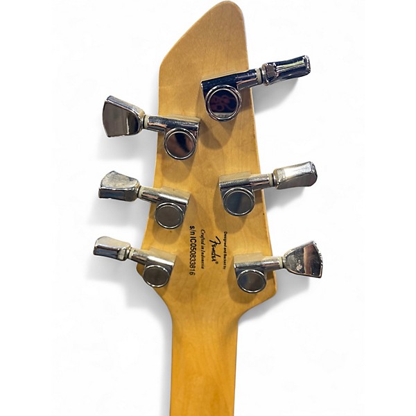 Used Squier M-80 Brown Solid Body Electric Guitar