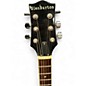 Used Glenburton Les Paul Red and Black Burst Hollow Body Electric Guitar