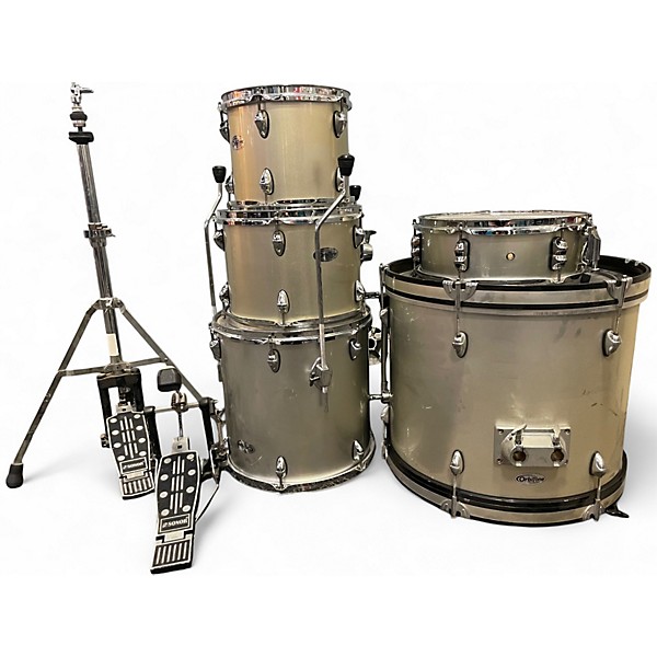 Used OrbiTone 5 Piece OXE Series Gold Drum Kit