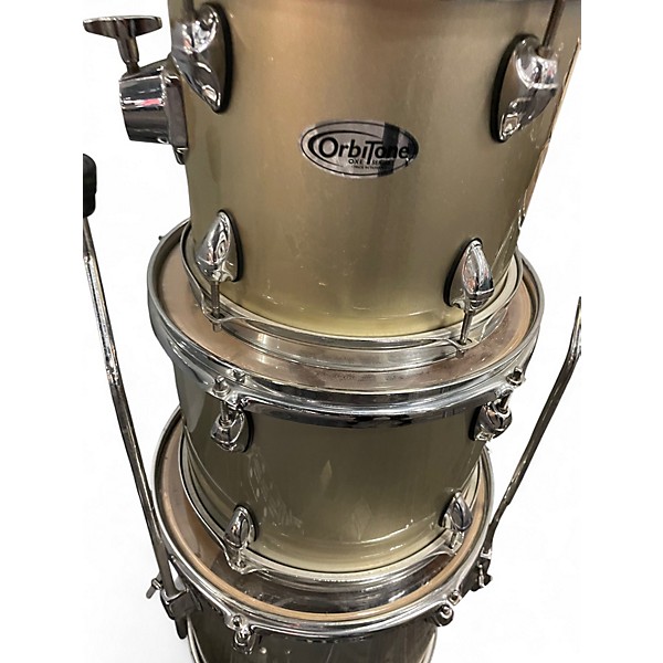 Used OrbiTone 5 Piece OXE Series Gold Drum Kit