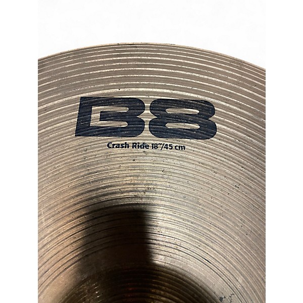 Used SABIAN 18in B8 Crash Ride Cymbal