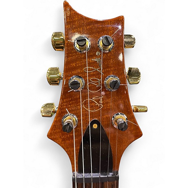 Used 2016 PRS CUSTOM 24 10-TOP WITH 59/09 PICKUPS GC EXCLUSIVE (GC-46) ORANGE QUILT Solid Body Electric Guitar