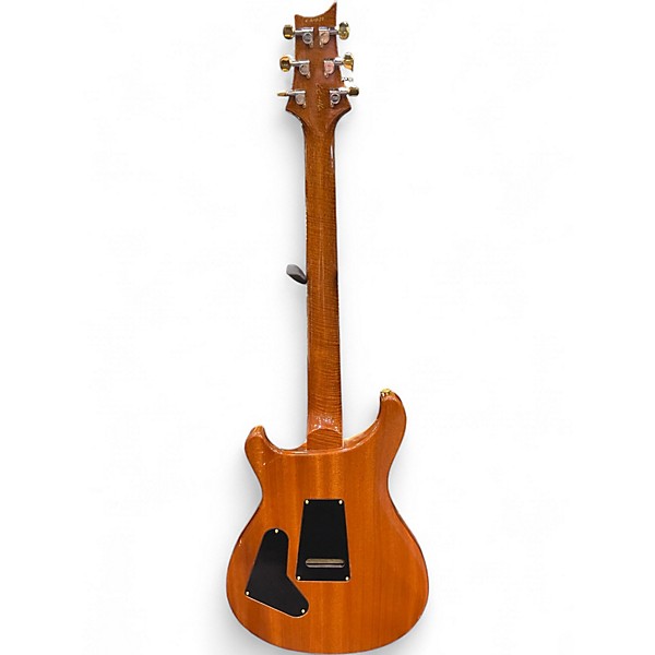 Used 2016 PRS CUSTOM 24 10-TOP WITH 59/09 PICKUPS GC EXCLUSIVE (GC-46) ORANGE QUILT Solid Body Electric Guitar