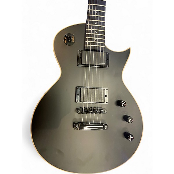 Used 2024 Fesley FLP350 Satin Black Solid Body Electric Guitar