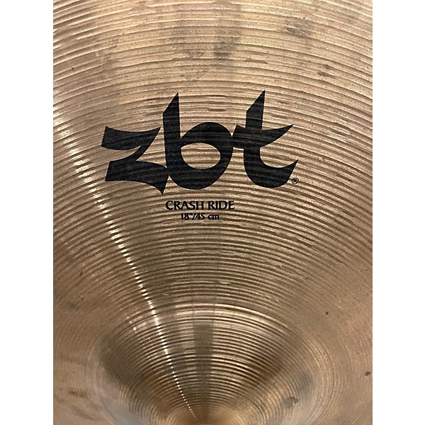 Used Zildjian 18in ZBT Crash Ride Cymbal