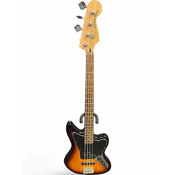 Used Squier Vintage Modified Jaguar Bass 2 Color Sunburst Electric Bass Guitar