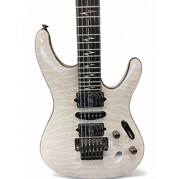 Used Ibanez JIVAX2 NITA STRAUSS WHITE GHOST Solid Body Electric Guitar
