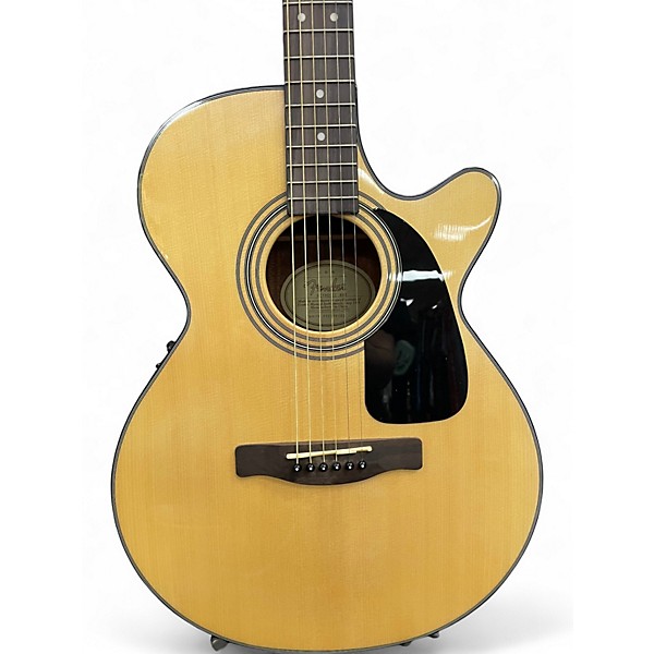 Used Fender GC140SCE Natural Acoustic Electric Guitar