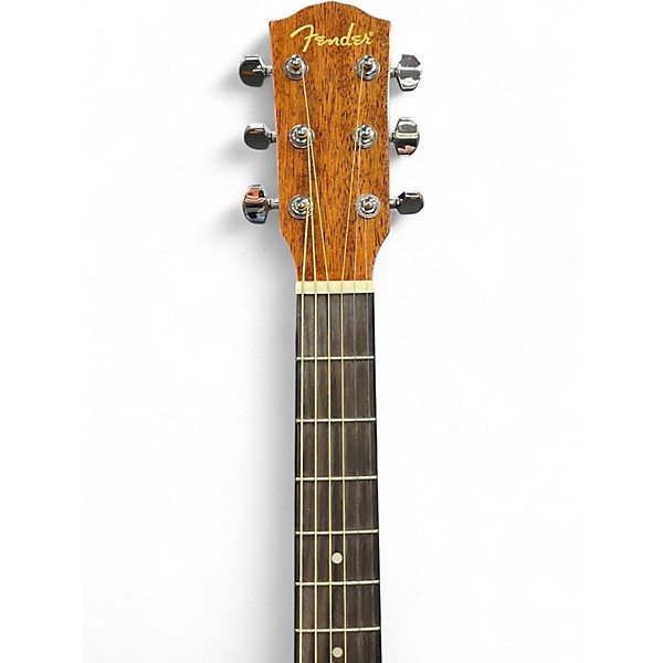 Used Fender GC140SCE Natural Acoustic Electric Guitar