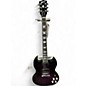 Used 2025 Gibson SG Modern Purple Solid Body Electric Guitar thumbnail