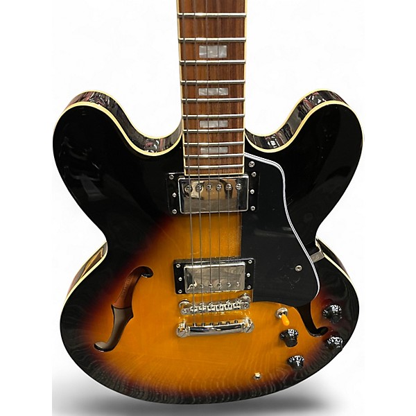 Used Epiphone 335 Pro VS 2 Color Sunburst Hollow Body Electric Guitar