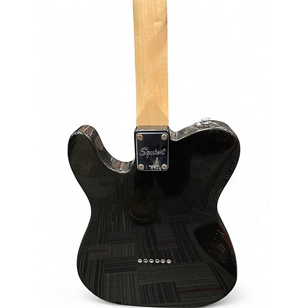 Used Squier Esquire Deluxe Black Solid Body Electric Guitar