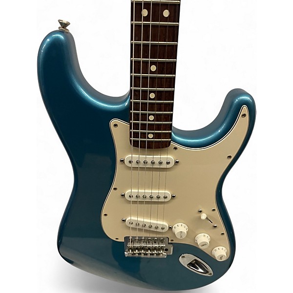 Used Fender Standard Stratocaster Pelham Blue Solid Body Electric Guitar