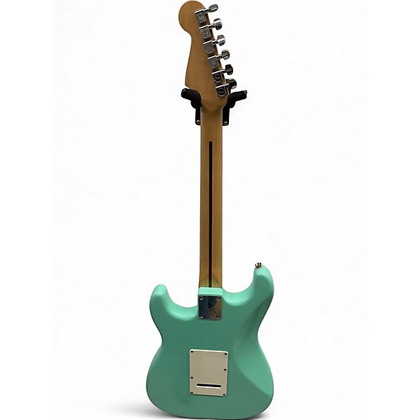 Used Fender Standard Stratocaster Surf Green Solid Body Electric Guitar