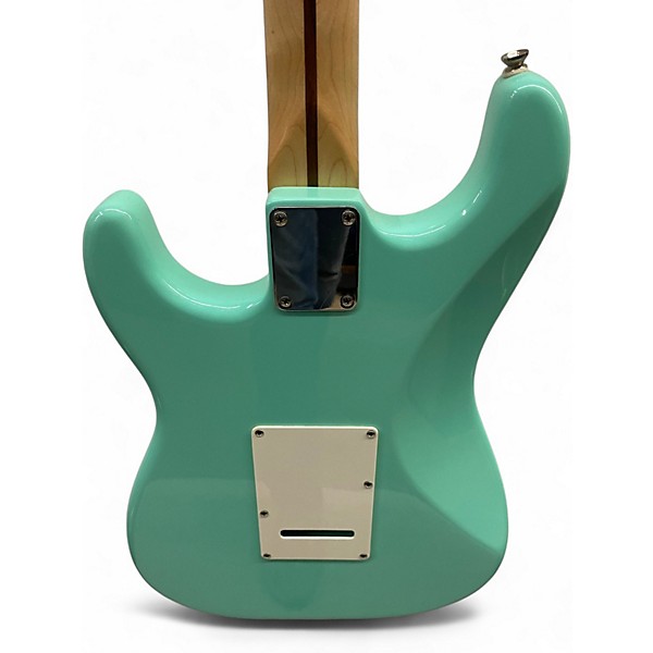 Used Fender Standard Stratocaster Surf Green Solid Body Electric Guitar