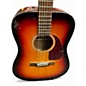 Used Fender CD140S Dreadnought 3 Tone Sunburst Acoustic Guitar