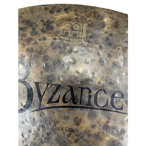 Used MEINL 20in Byzance Dark Crash Cymbal