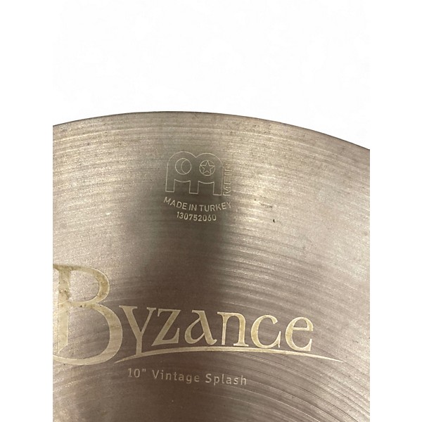Used MEINL 10in Byzance Vintage Splash Cymbal