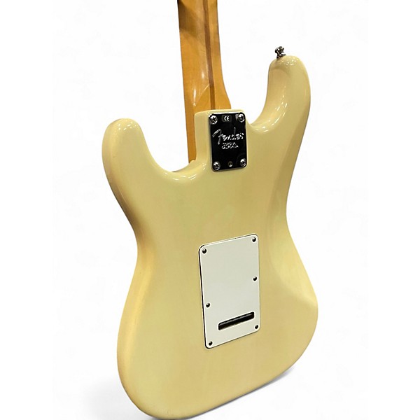 Used Fender American Standard Stratocaster White Blonde Solid Body Electric Guitar