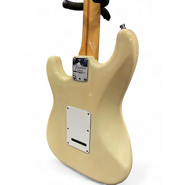 Used Fender American Standard Stratocaster White Blonde Solid Body Electric Guitar