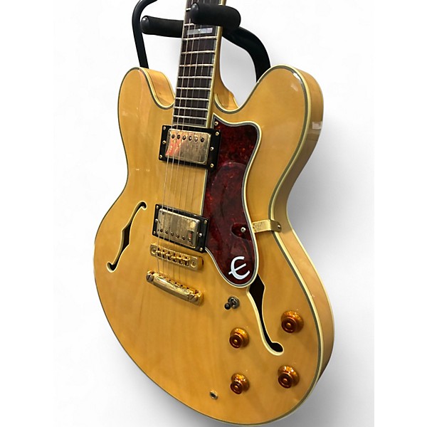 Used Epiphone Sheraton II Natural Hollow Body Electric Guitar