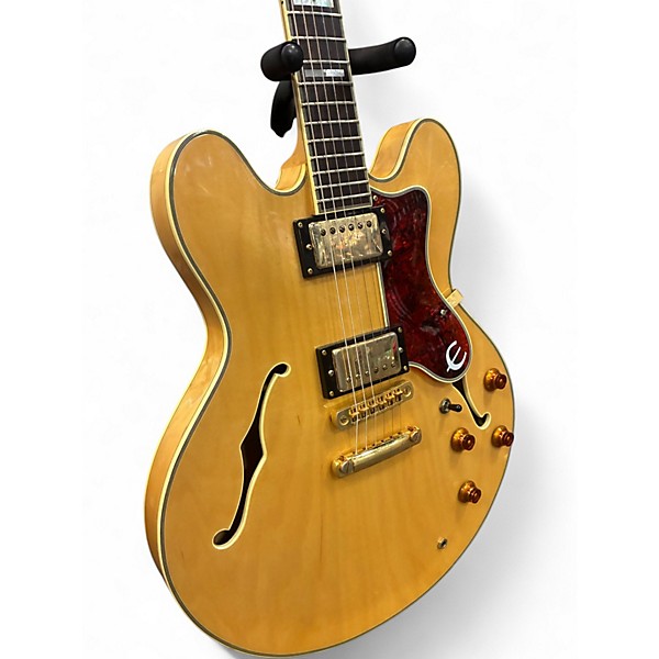 Used Epiphone Sheraton II Natural Hollow Body Electric Guitar