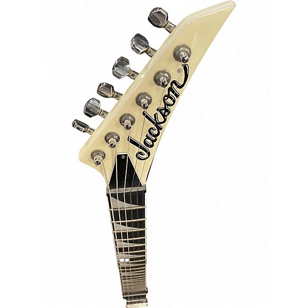 Used Jackson KVTMG King V White Solid Body Electric Guitar