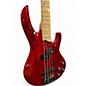 Used ESP LTD RB1004 Trans Red Electric Bass Guitar