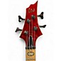 Used ESP LTD RB1004 Trans Red Electric Bass Guitar
