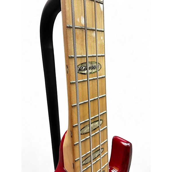 Used ESP LTD RB1004 Trans Red Electric Bass Guitar