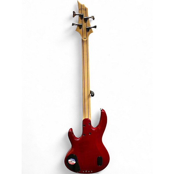 Used ESP LTD RB1004 Trans Red Electric Bass Guitar