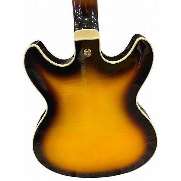 Used Ibanez AS93FM Artcore ANTIQUE YELLOW SUNBURST Hollow Body Electric Guitar