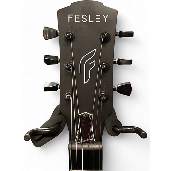 Used Fesley Deluxe Edition Black Solid Body Electric Guitar