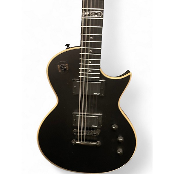 Used Fesley Deluxe Edition Black Solid Body Electric Guitar