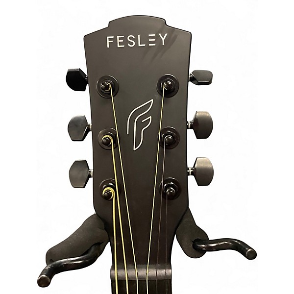 Used Fesley Deluxe Edition Black Acoustic Guitar