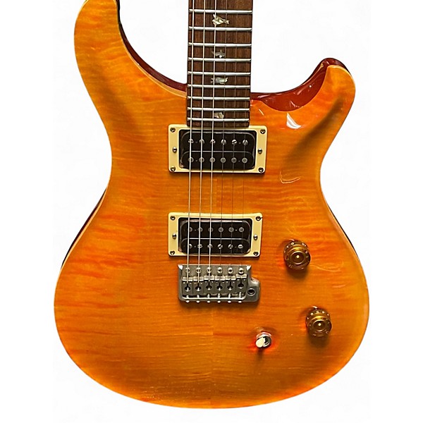 Vintage 1997 PRS Custom 24 10 Top Vintage Yellow Solid Body Electric Guitar