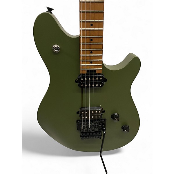 Used EVH Wolfgang Standard Army Green Solid Body Electric Guitar