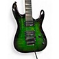 Used Jackson Dinky JS32Q Emerald Green Solid Body Electric Guitar