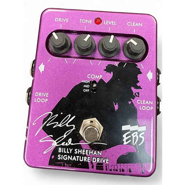 Used EBS Billy Sheehan Signature Overdrive Bass Effect Pedal
