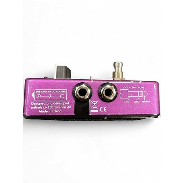 Used EBS Billy Sheehan Signature Overdrive Bass Effect Pedal