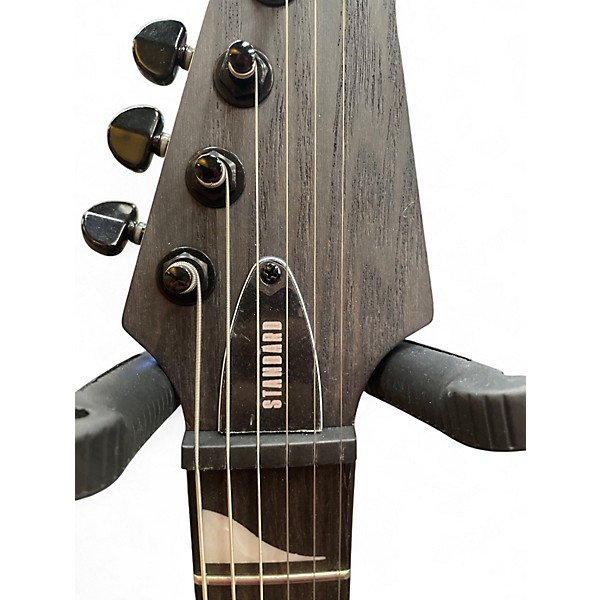 Used Schecter Guitar Research AVENGER STANDARD Charcoal Solid Body Electric Guitar
