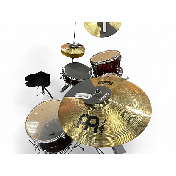 Used TAMA 5 Piece Imperialstar Candy Apple Mist Drum Kit