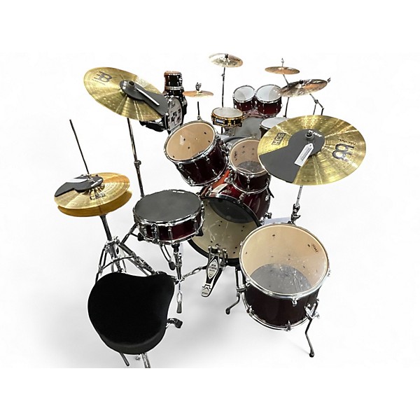 Used TAMA 5 Piece Imperialstar Candy Apple Mist Drum Kit