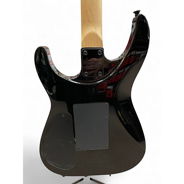 Used Jackson JS32 Dinky Trans Black Solid Body Electric Guitar