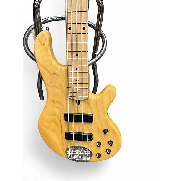 Used Lakland 55-01 Skyline Series 5 String Natural Electric Bass Guitar