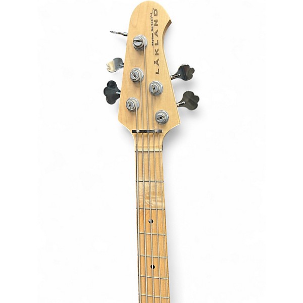 Used Lakland 55-01 Skyline Series 5 String Natural Electric Bass Guitar