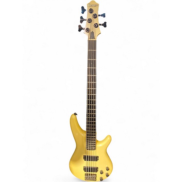Used Ibanez ROADSTAR II RB885 Off White Electric Bass Guitar