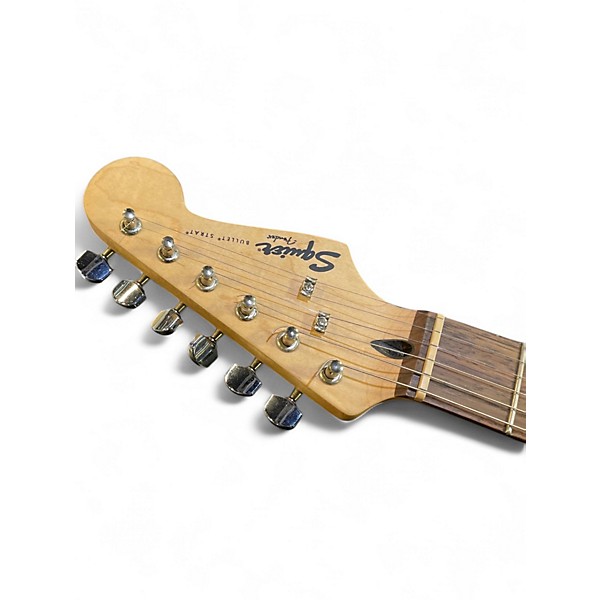 Used 2014 Squier Bullet Stratocaster Gold Solid Body Electric Guitar